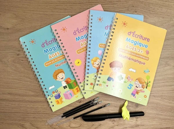 CAHIER MAGIC : AIDE VOTRE ENFANT A DEVENIR LE 1er DE LA CLASSE GRACE A CELA (AR/FR)