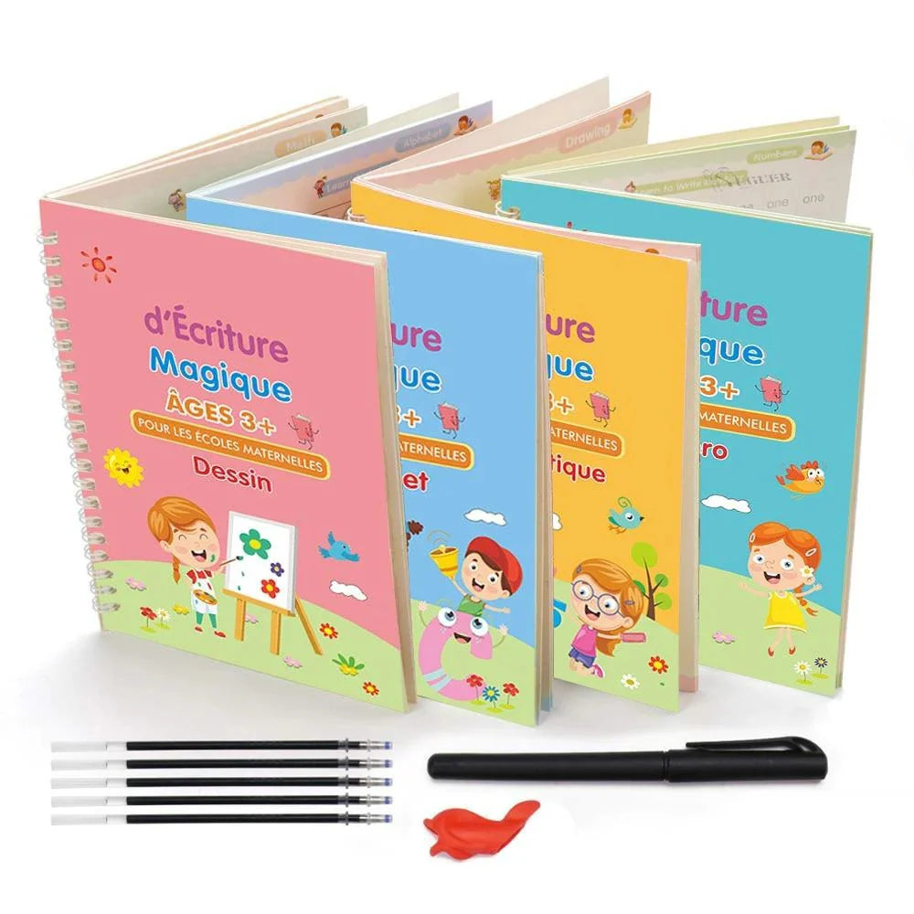 CAHIER MAGIC : AIDE VOTRE ENFANT A DEVENIR LE 1er DE LA CLASSE GRACE A CELA (AR/FR)