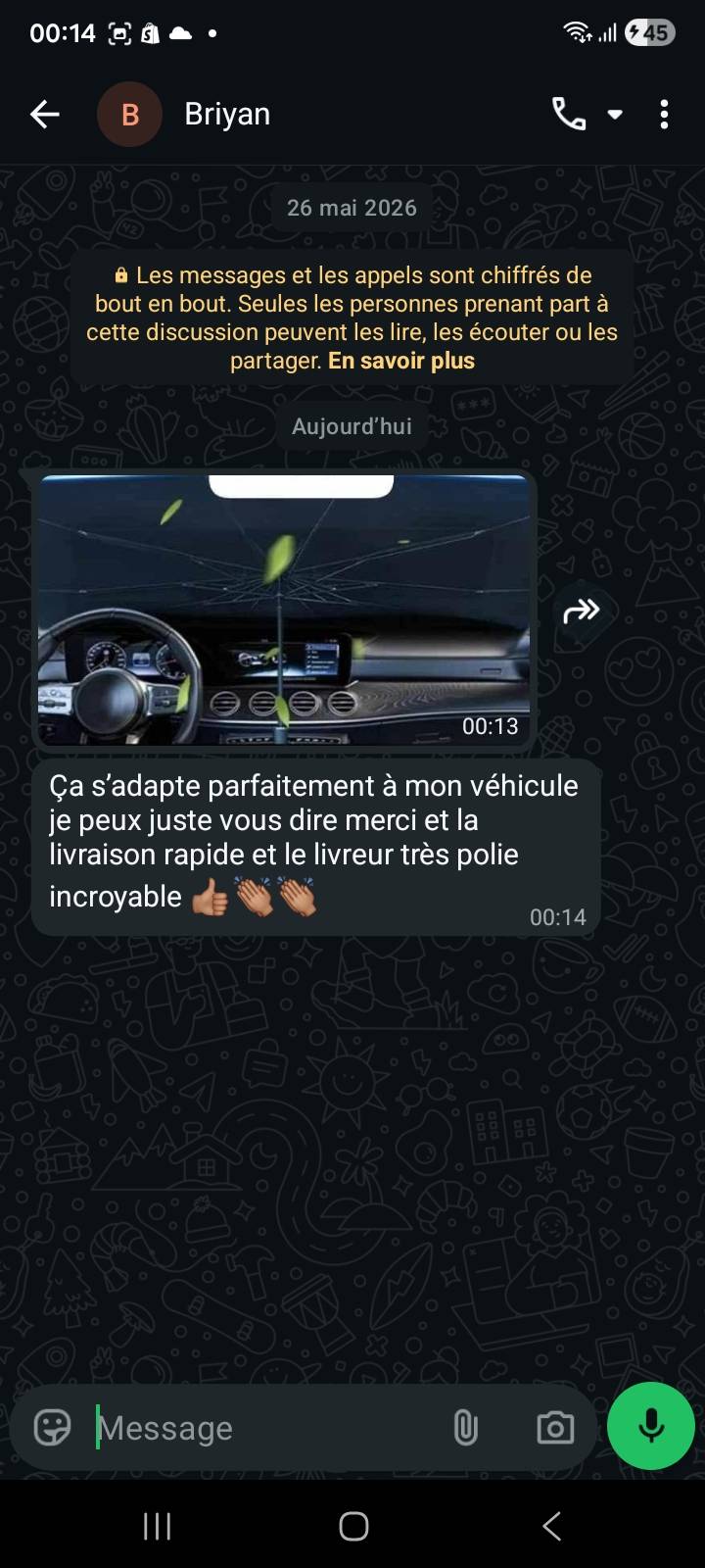 Capture WhatsApp client 1