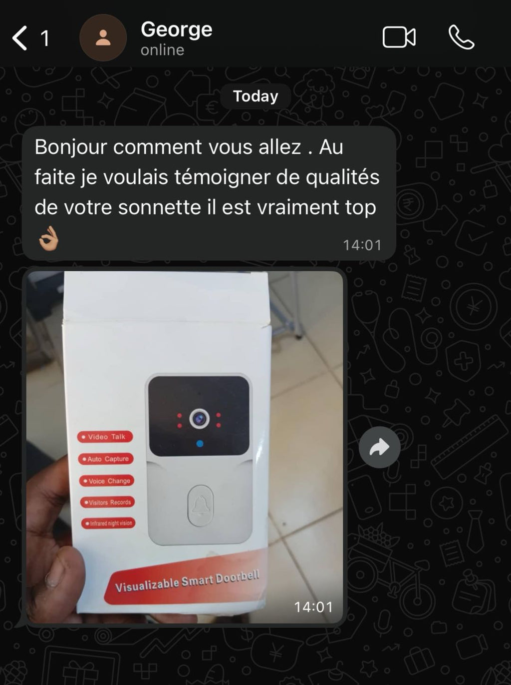 SonnettePro™: La sonnette intelligente à caméra