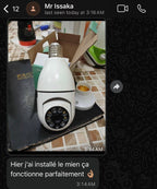 CAM360™ : Caméra Ampoule 4K 360°, SECURISER CE QUI COMPTE DES AUJOURD'HUI