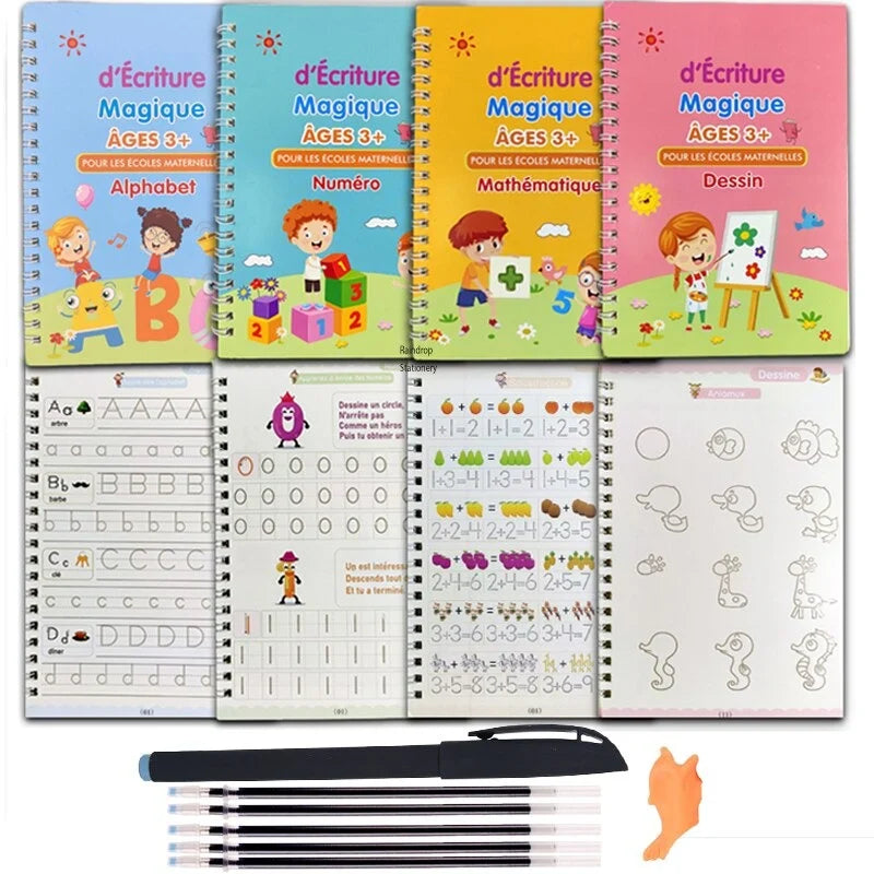 CAHIER MAGIC : AIDE VOTRE ENFANT A DEVENIR LE 1er DE LA CLASSE GRACE A CELA (AR/FR)