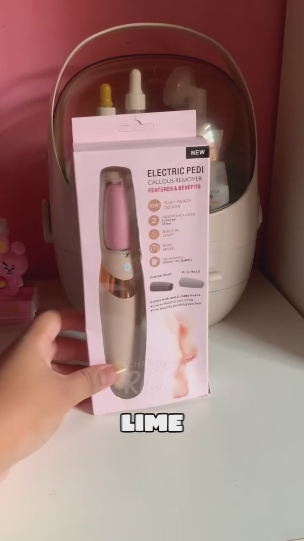 LIMEPLUS™ : La lime à pied électrique ultra doux, rechargeable et facile d'utilisation. Avec ça plus de talon calleux
